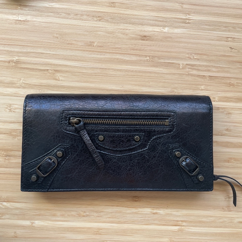 Gently Used Balenciaga Continental Wallet